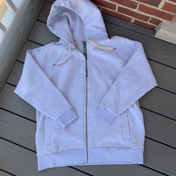 Vuori Restore Oversize Organic Cotton Blend Zip Hoodie - Picture 2 of 14